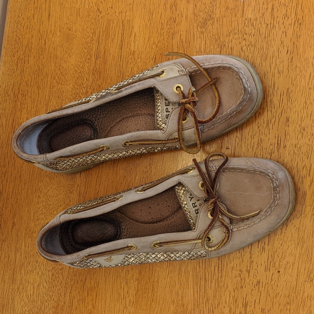 Sparkly Sperry Topsiders Boat Shoes